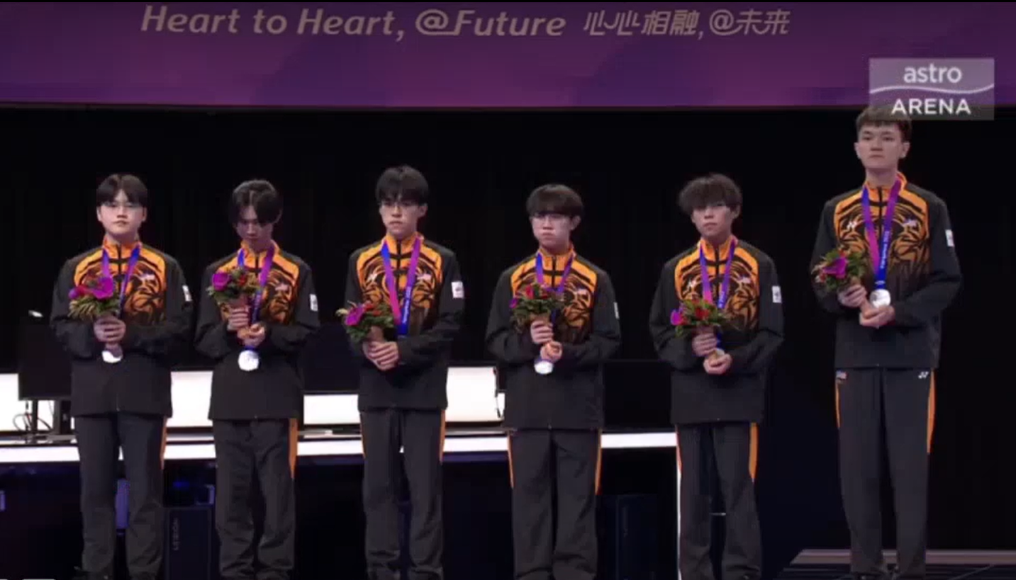 大马电竞队夺银