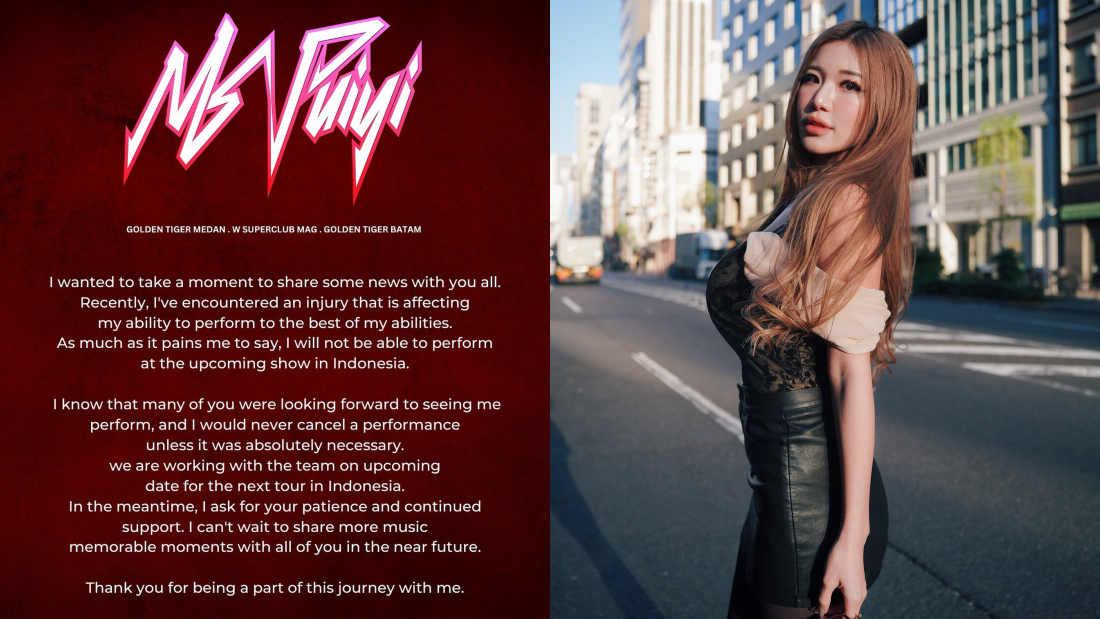 Ms Puiyi意外跌下舞台