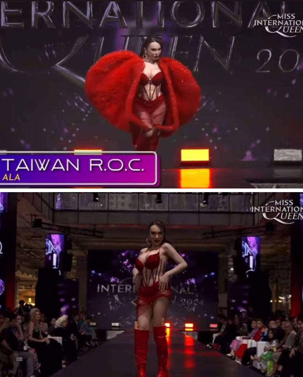 小A辣参加选美比赛