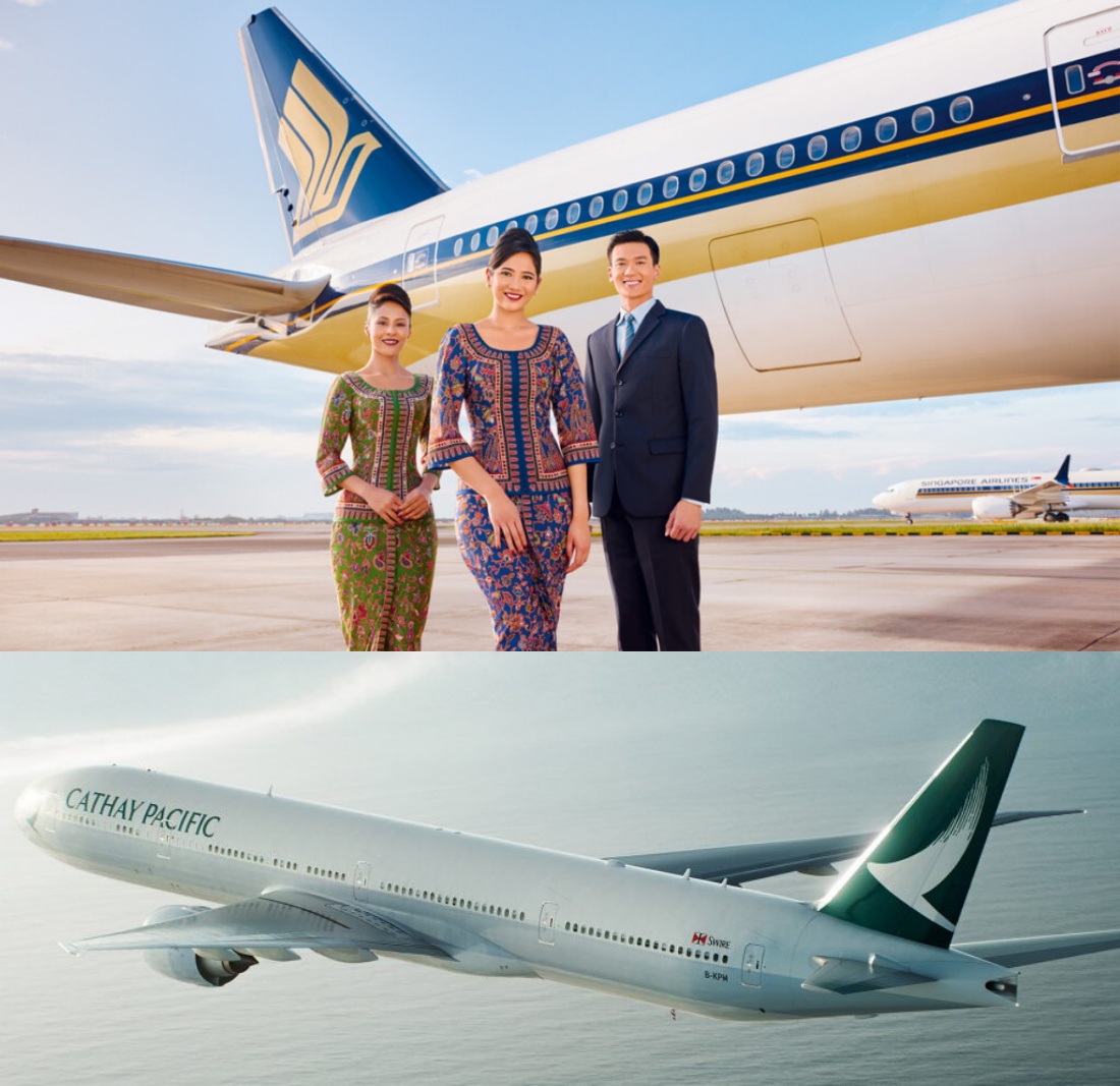 新加坡航空和国泰航空
