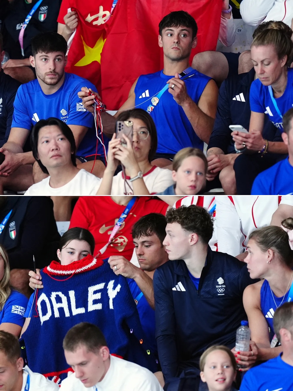 Tom Daley织好毛衣了