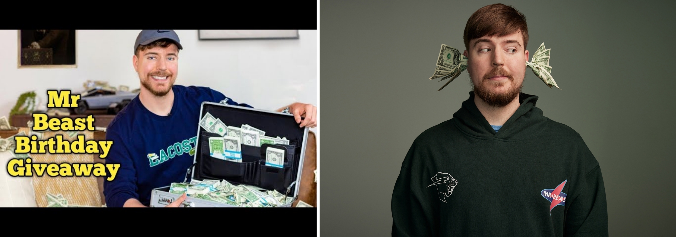 Mr Beast送钱