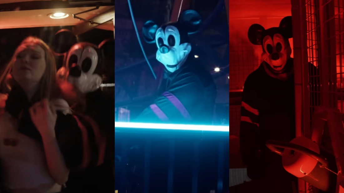 Mickey Mouse改编成恐怖片玩杀人游戏