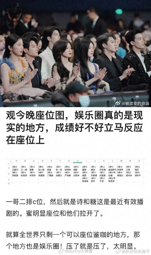 内场座位图