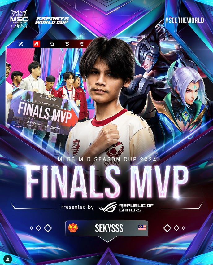 MSC Cup 2024 Champion SRG MVP Sekysss