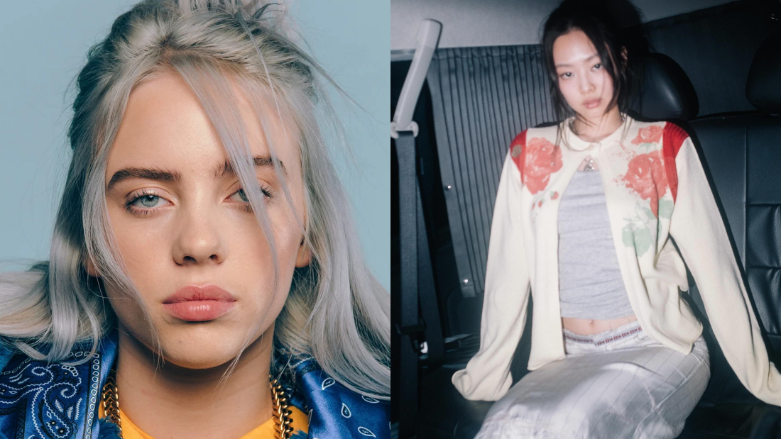 Jennie惊喜合体Billie Eilish