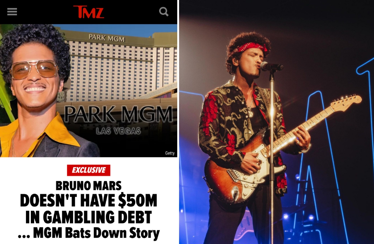 Bruno Mars被曝欠债