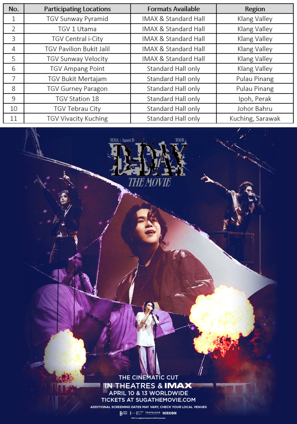 SUGA | Agust DTOUR'D-DAY' THE MOVIE