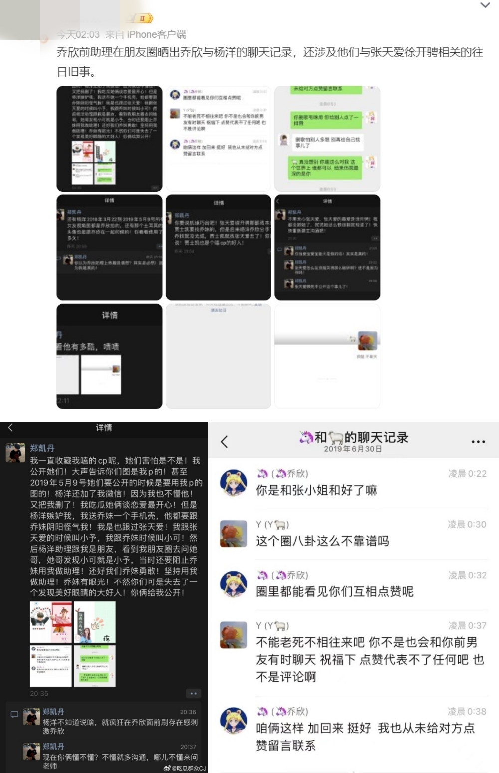 张天爱 杨洋 乔欣