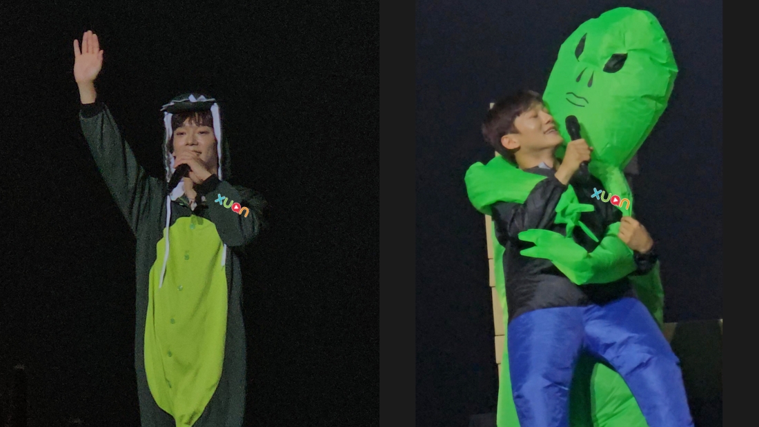 EXO CHEN 忘记队友伯贤、Xiumin的歌词秒道歉！