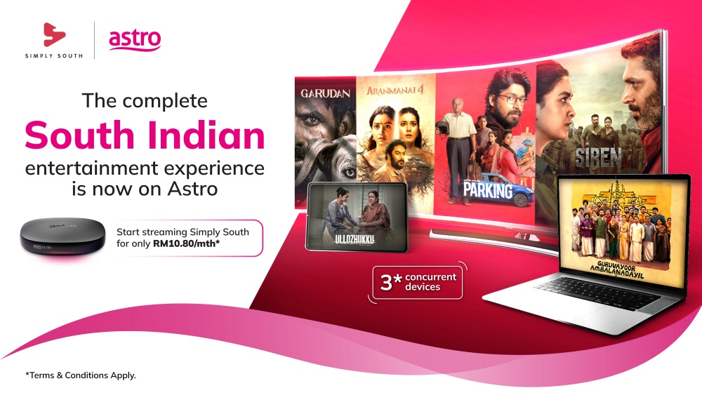 Astro推出Simply South、VIU优惠大放送及新增2个频道