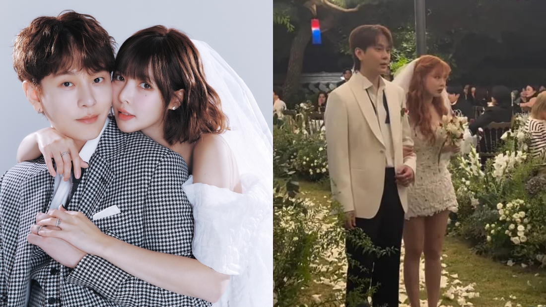 泫雅、龙俊亨婚礼路透