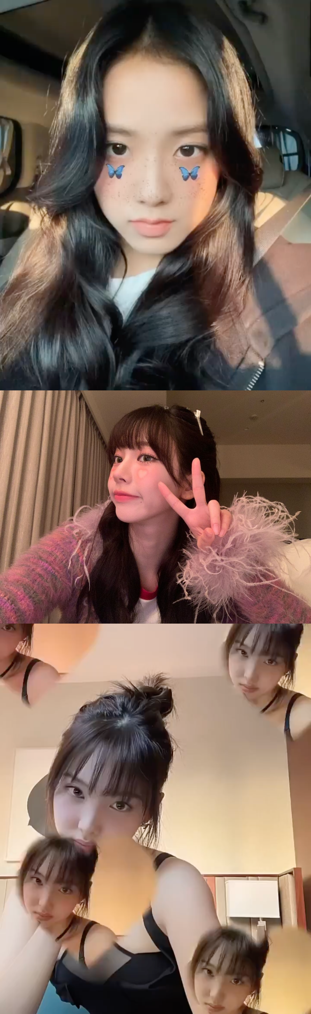 Jisoo、Nayeon、Karina
