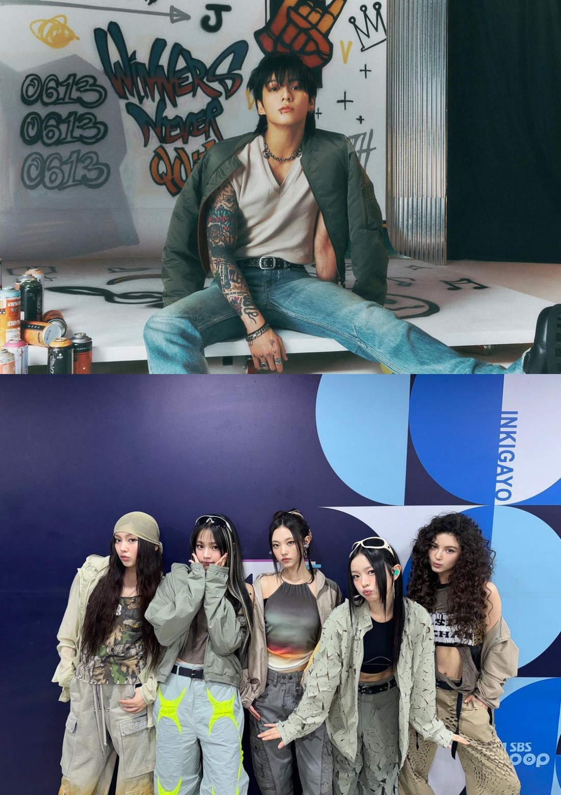 JUNGKOOK和NewJeans