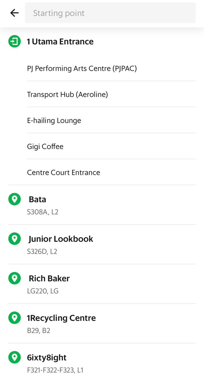 Grab Indoor Map