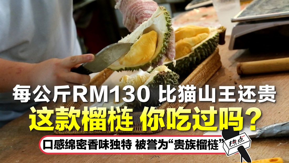 供不应求推高价格 槟城“松鼠王”榴梿外国人也爱吃 | 热点