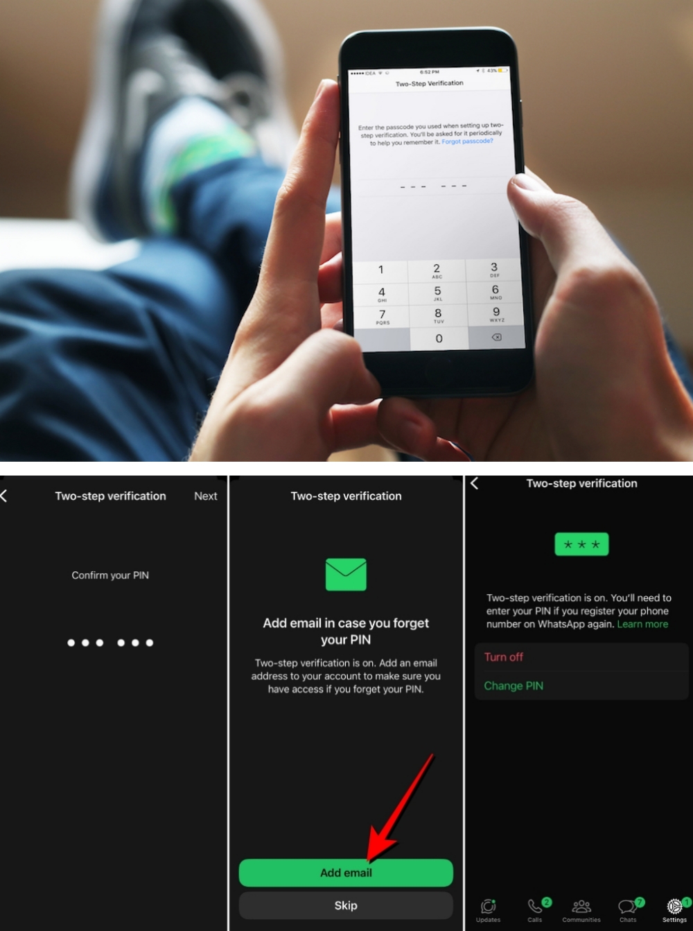 WhatsApp 2 Step Verification