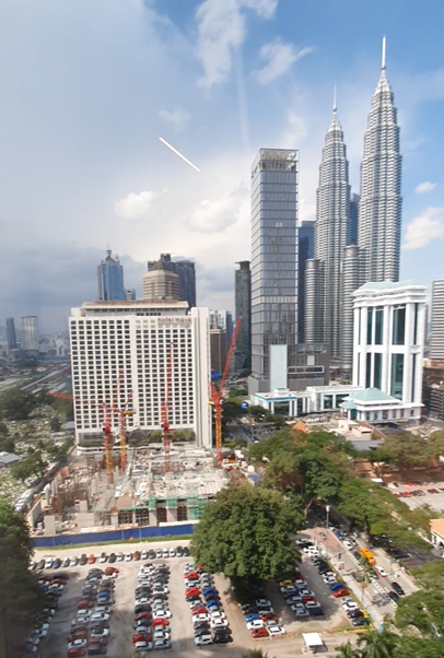 Four Points By Sheraton KL City Center Family Suite, KLCC view