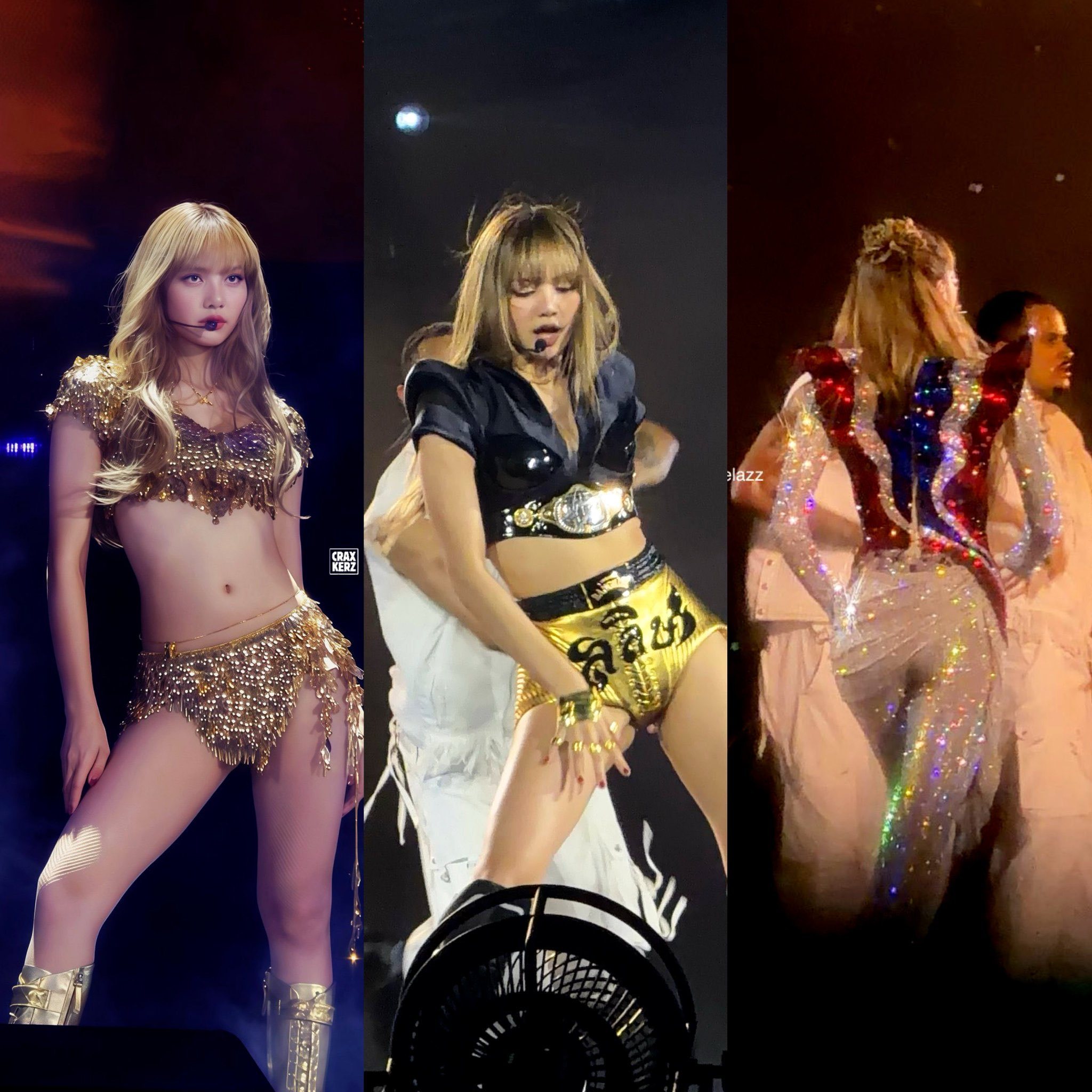 Lisa曼谷演唱会SOLO服装有巧思