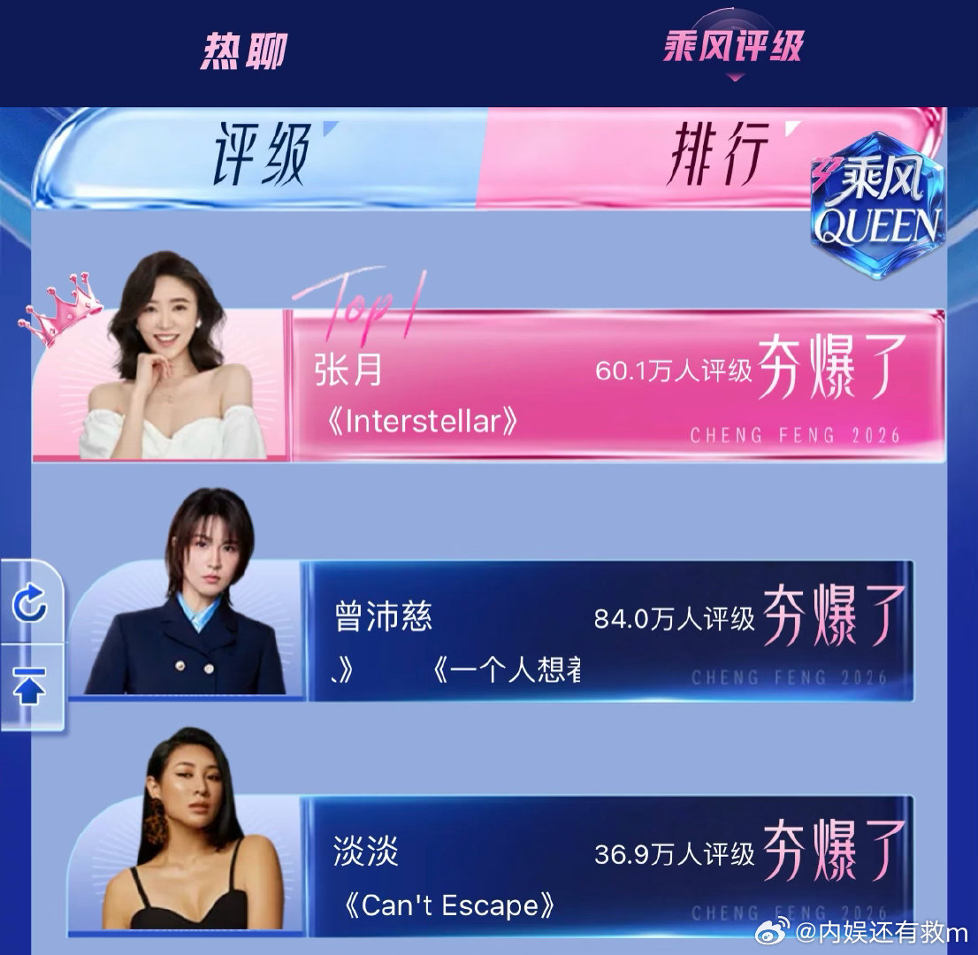 乘风2026｜曾沛慈初舞台夯爆了！