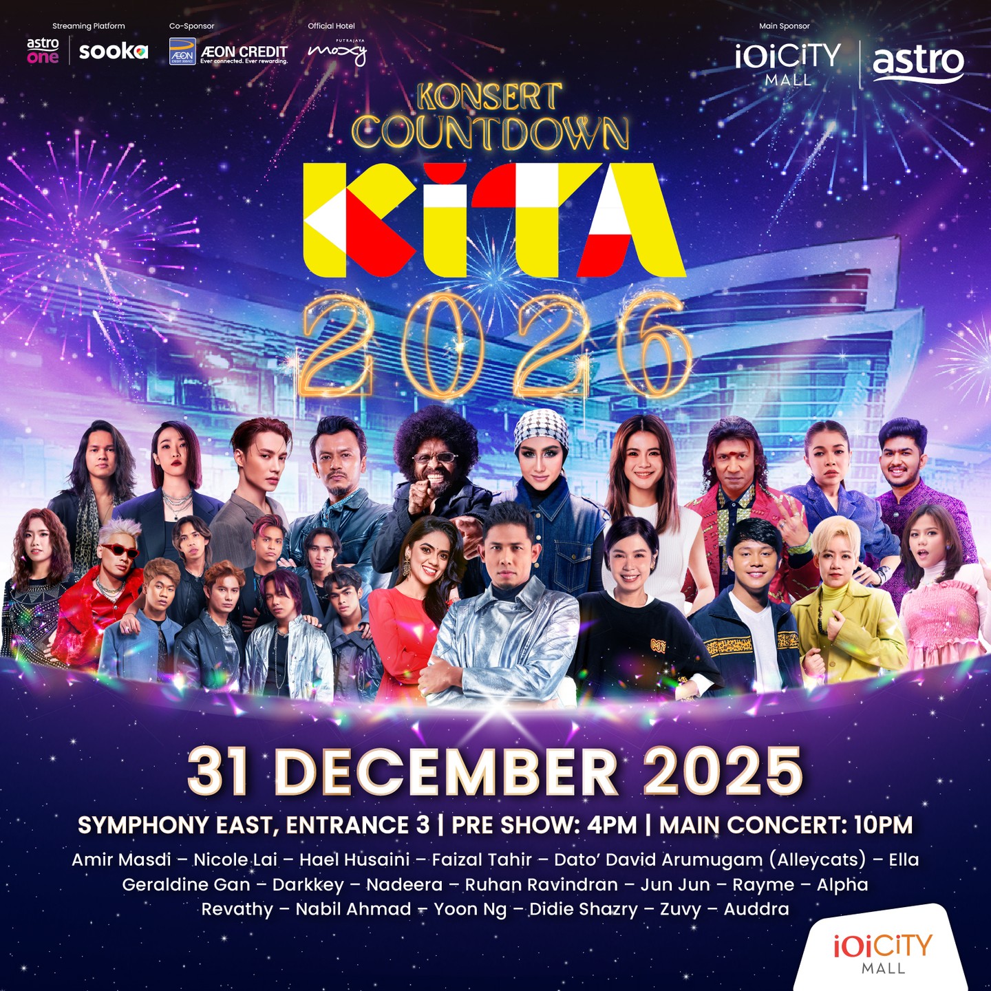 IOI City Mall Konsert Countdown KITA 2026