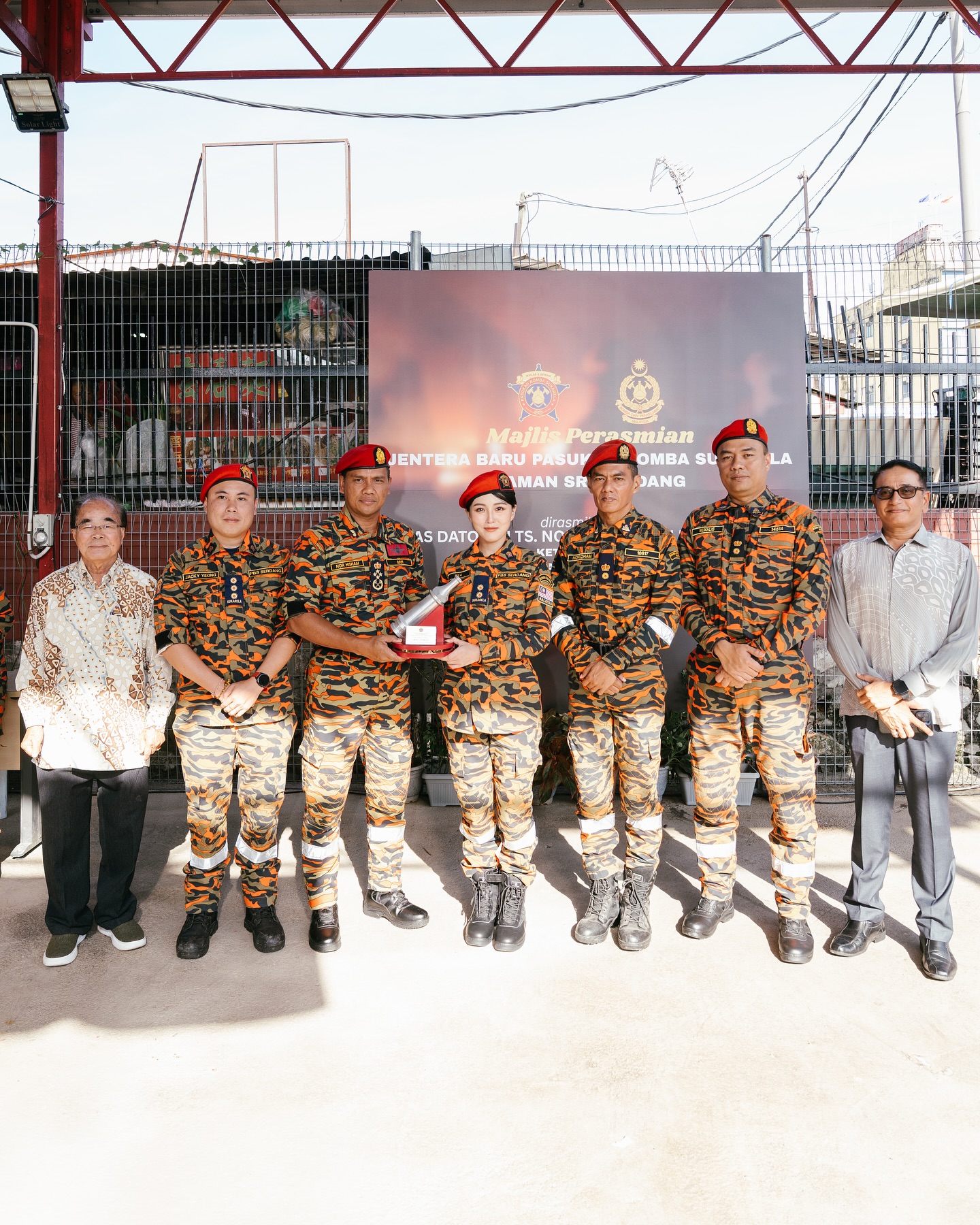 韩晓嗳获封PBS消防队队长