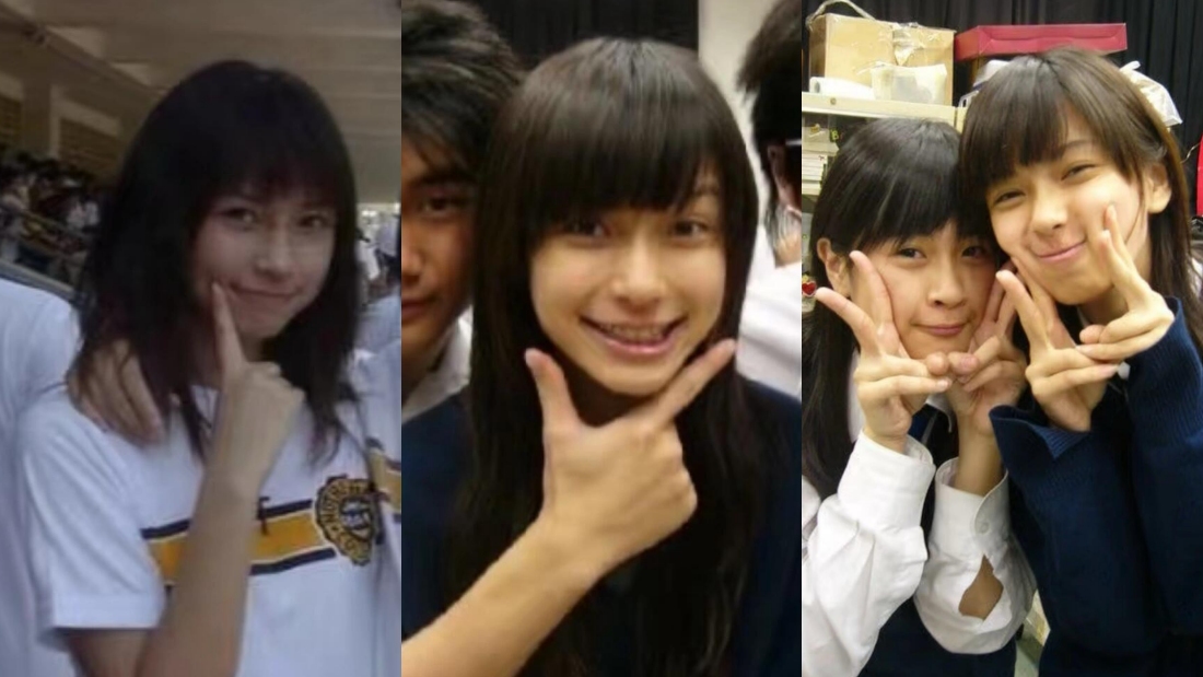 Angelababy 13岁时的校园旧照