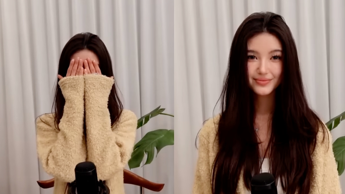 Danielle退团后首次开直播!