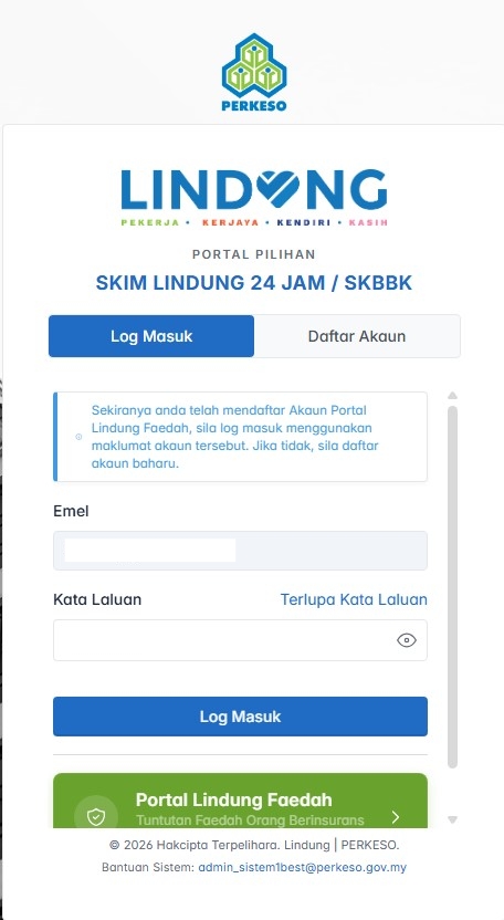 PERKESO LINDUNG 24 JAM