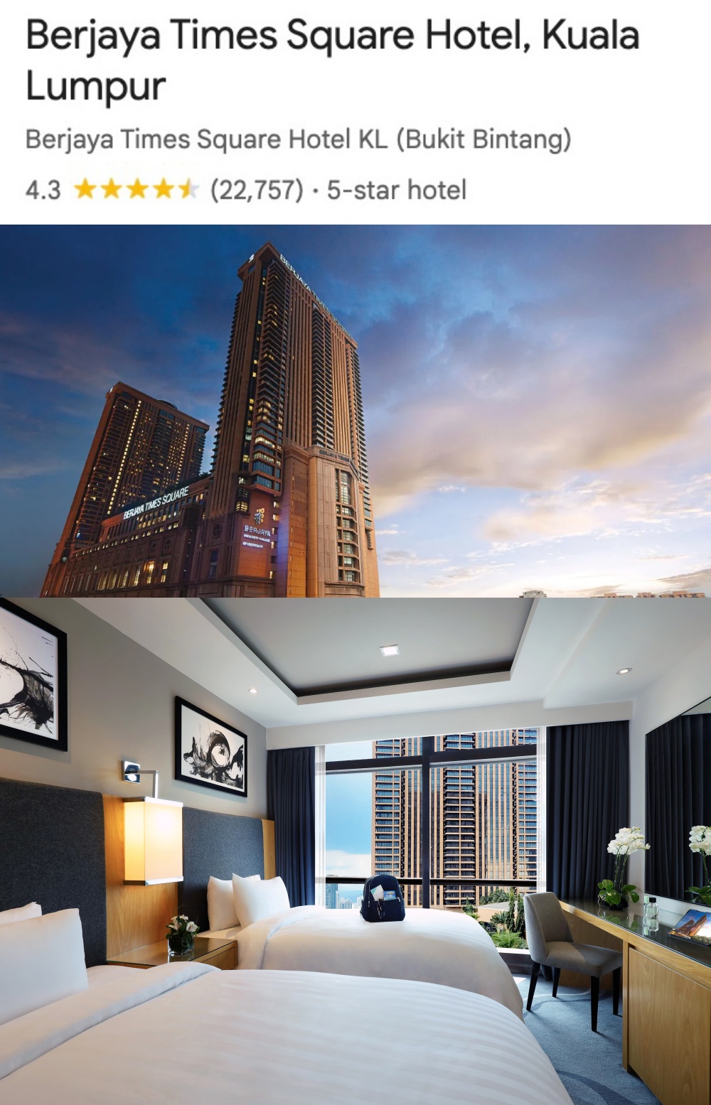 Berjaya Times Square Hotel