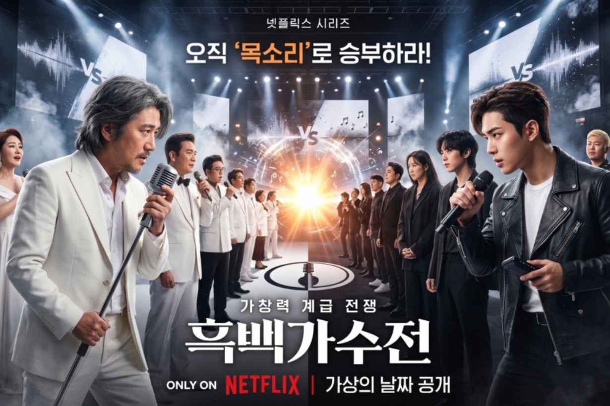 Netflix即将推出《黑白歌手》》
