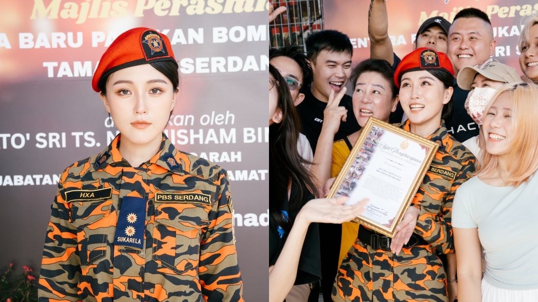 韩晓嗳获封PBS消防队队长