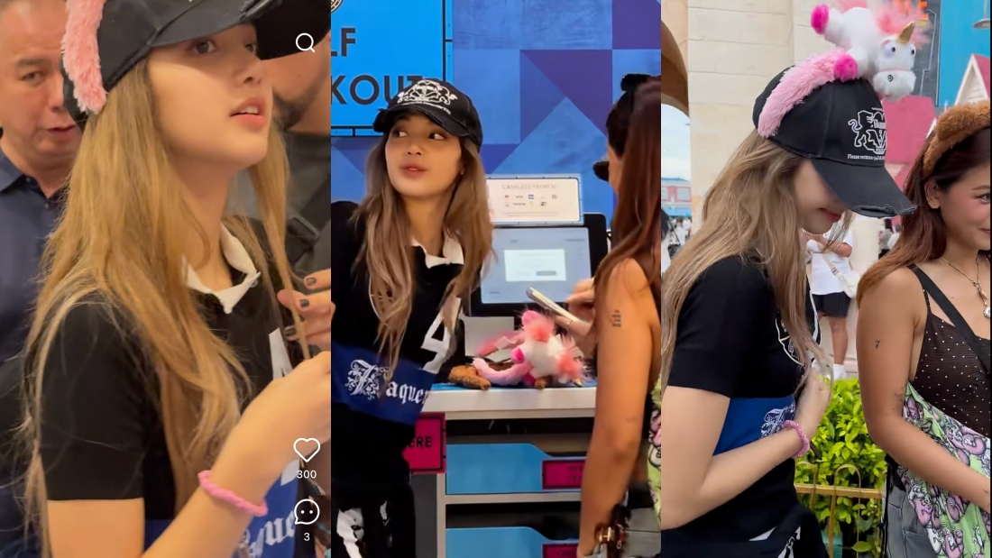 Lisa新加坡环球影城被偶遇！