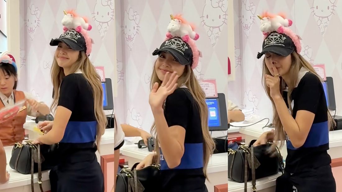 Lisa新加坡环球影城被偶遇！