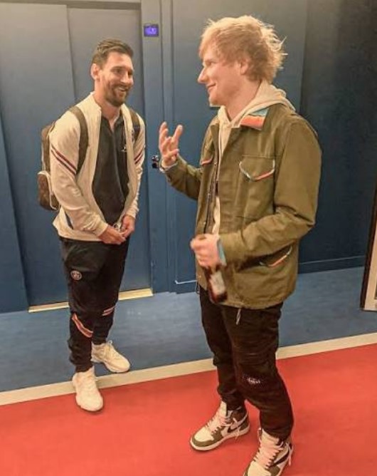 Messi Ed Sheeran