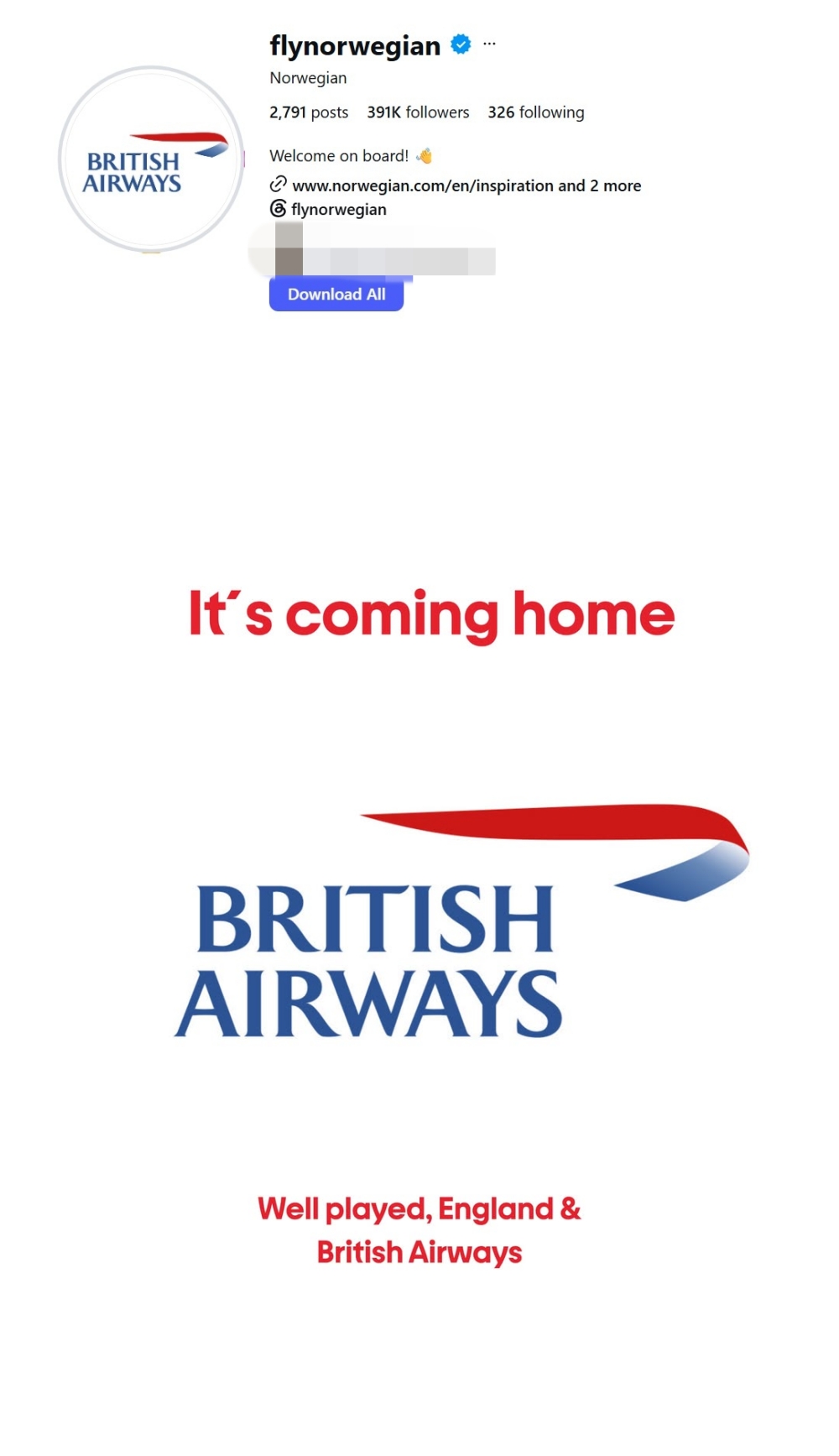 挪威航空 英航