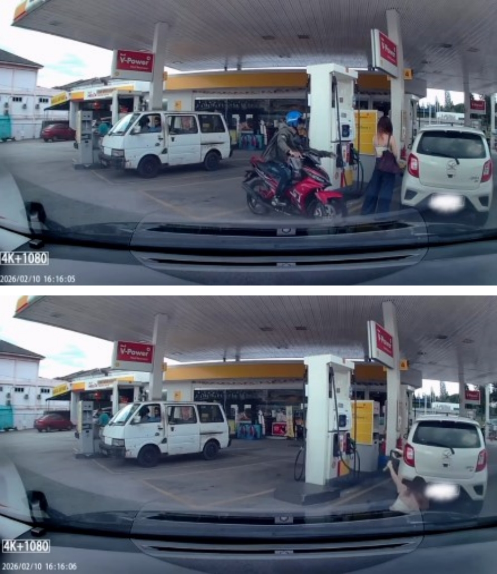 网红油站被抢包包