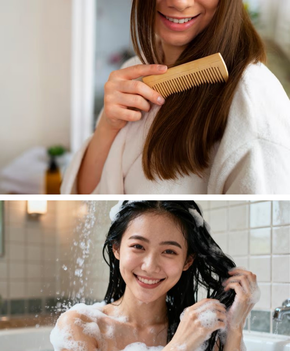 洗头发