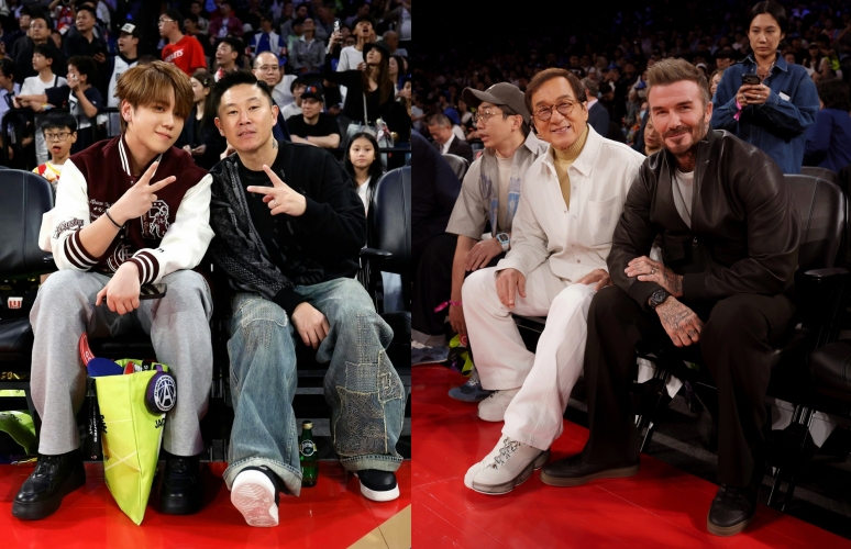 蔡思贝惊喜合体David Beckham!